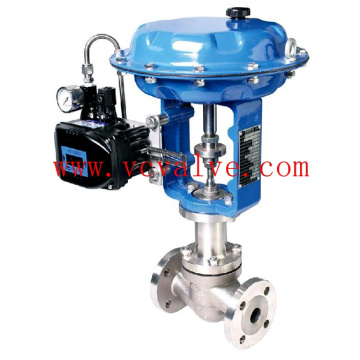 Cage-Guided Control Globe Valve with Electric Actuator